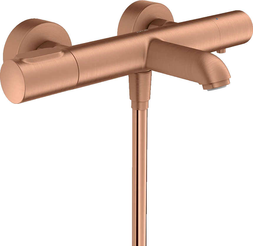 Axor Citterio M Thermostatic Bath Mixer For Exposed Installation Brushed Red Gold