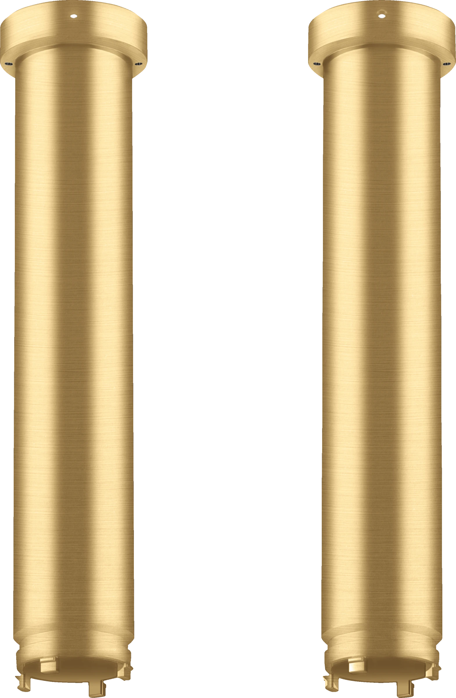 Axor Showersolutions Extension 230 Mm For Ceiling Connector Showerheaven 1200 Mm X 300 Mm 4jet Gold Brushed