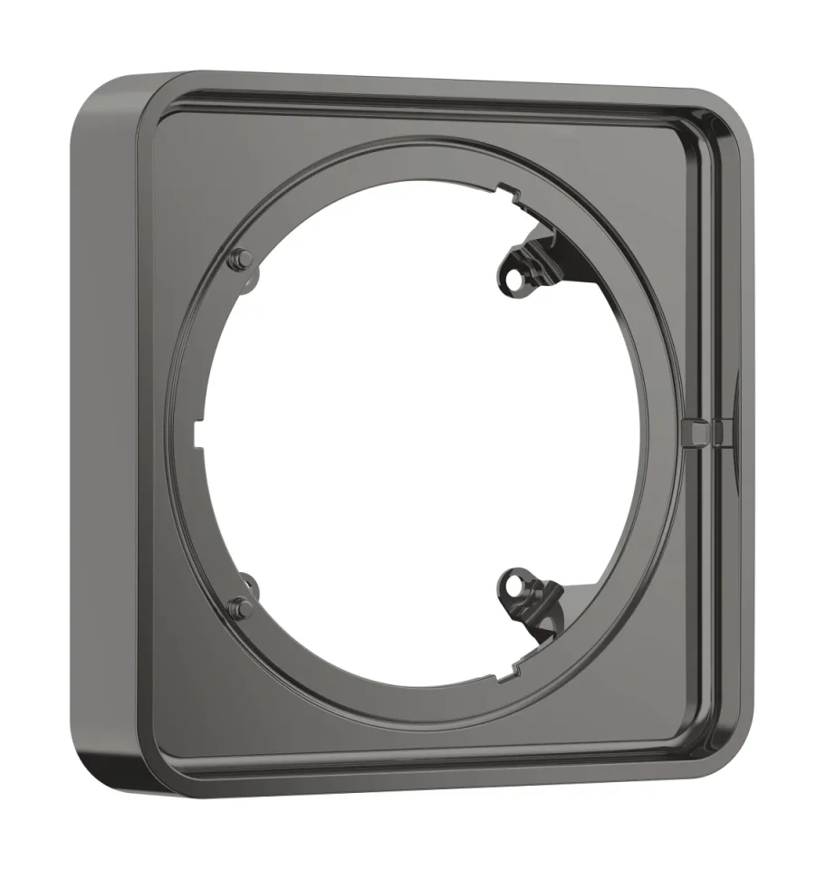 Axor Showerselect Id Extensions 254 X 229 X 64mm Gunmetal/chrome - Polished product image - Image 1