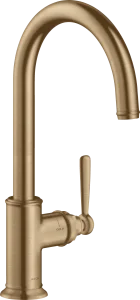 Axor Montreux Single Lever Kitchen Mixer 260 With Swivel Spout Brushed Bronze