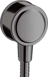 Axor Montreux Wall Outlet With Non-return Valve Polished Black Chrome