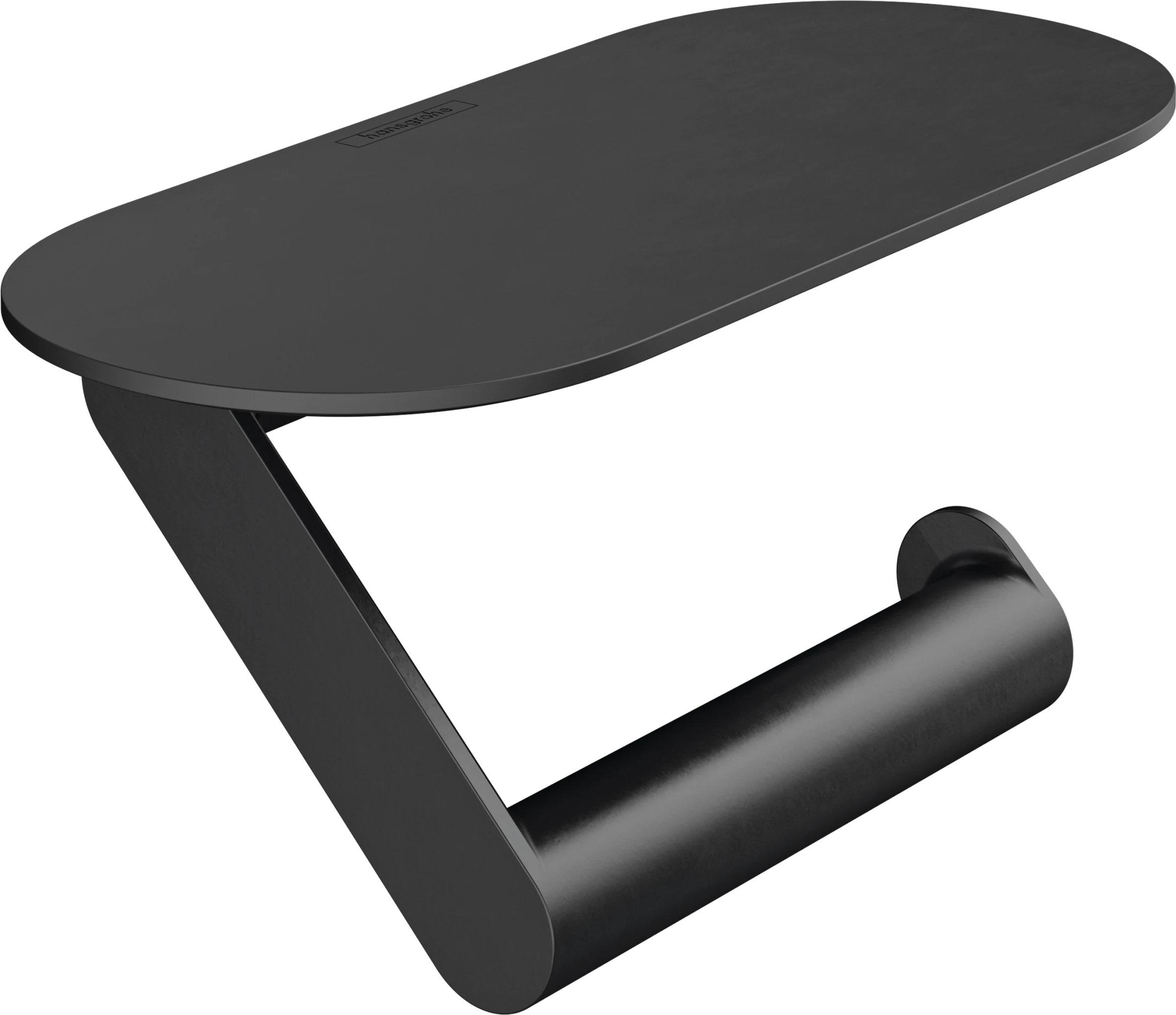 Hansgrohe Wallstoris Toilet Paper Holder With Shelf Matt Black