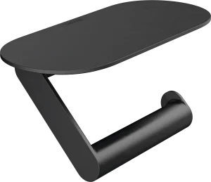 Hansgrohe Wallstoris Toilet Paper Holder With Shelf Matt Black
