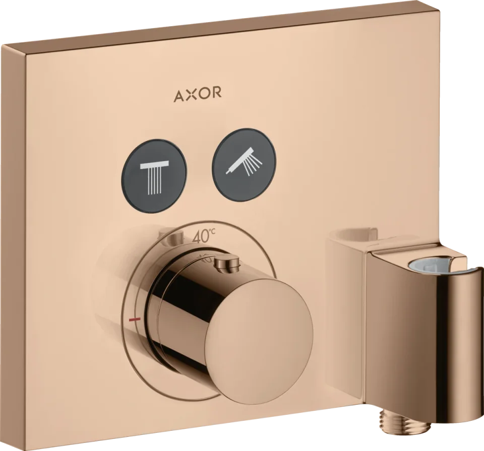 Axor Showerselect Thermostatic Shower Mixer Concealed 285 X 220 X 190mm Rose Gold/gold - Polished product image - Image 1