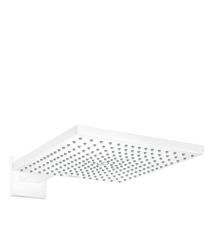 Hansgrohe Raindance E Overhead Showers 480 X 460 X 105mm White - Matt product image - Image 1