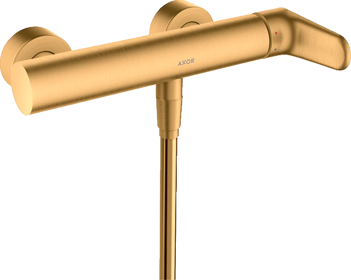 Axor Citterio M Single Lever Manual Shower Mixer For Exposed Installation Gold Brushed
