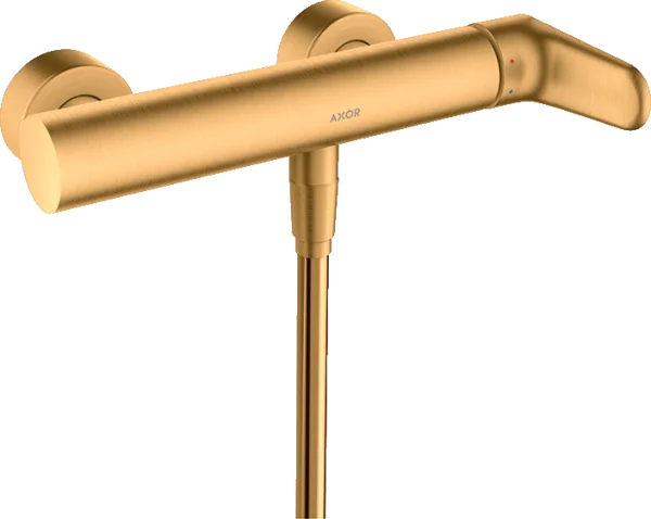 Axor Citterio M Single Lever Manual Shower Mixer For Exposed Installation Gold Brushed