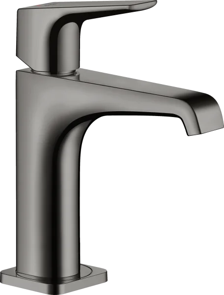 Axor Citterio E Single Lever Basin Mixer 130 With Lever Handle Without Waste Polished Black Chrome