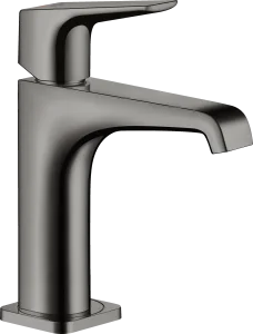 Axor Citterio E Single Lever Basin Mixer 130 With Lever Handle Without Waste Polished Black Chrome