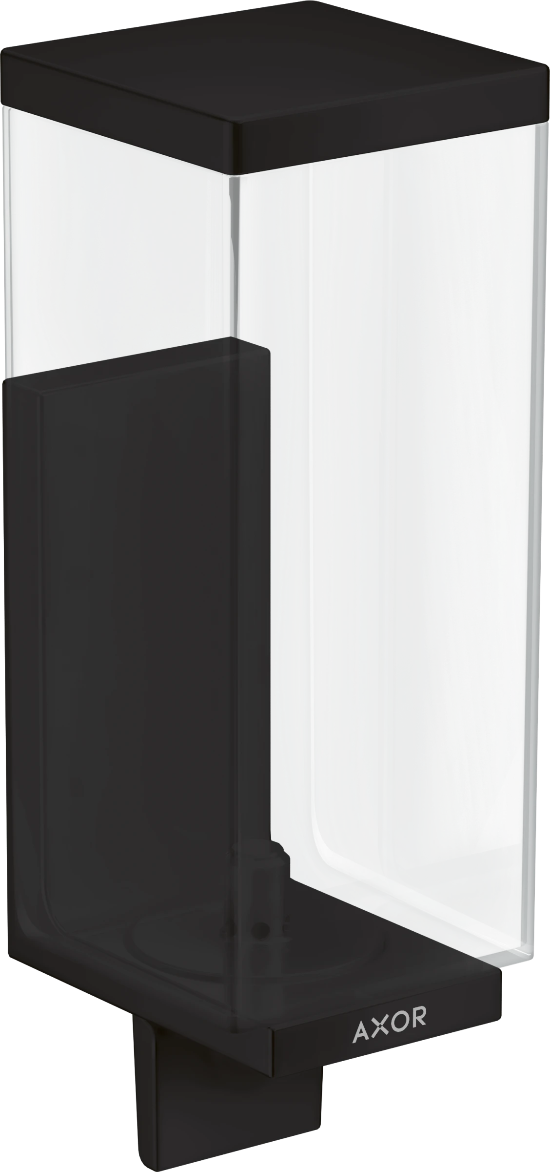 Axor Universal Rectangular Lotion Dispenser 255 X 185 X 180mm Black - Matt
