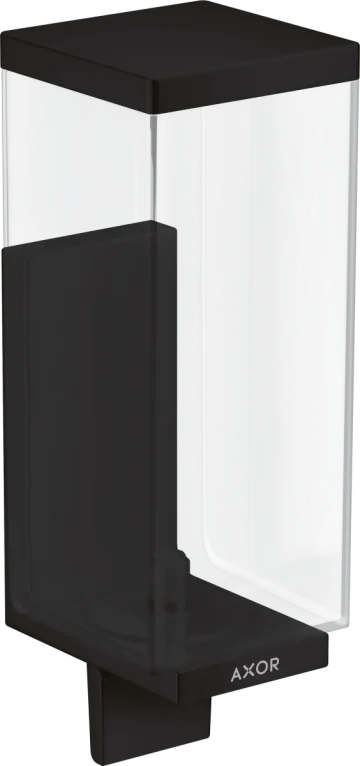 Axor Universal Rectangular Lotion Dispenser 255 X 185 X 180mm Black - Matt product image - Image 1