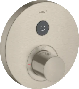 Axor Showerselect Thermostatic Mixer Round For Concealed Installation For 1 Outlet Brushed Nickel