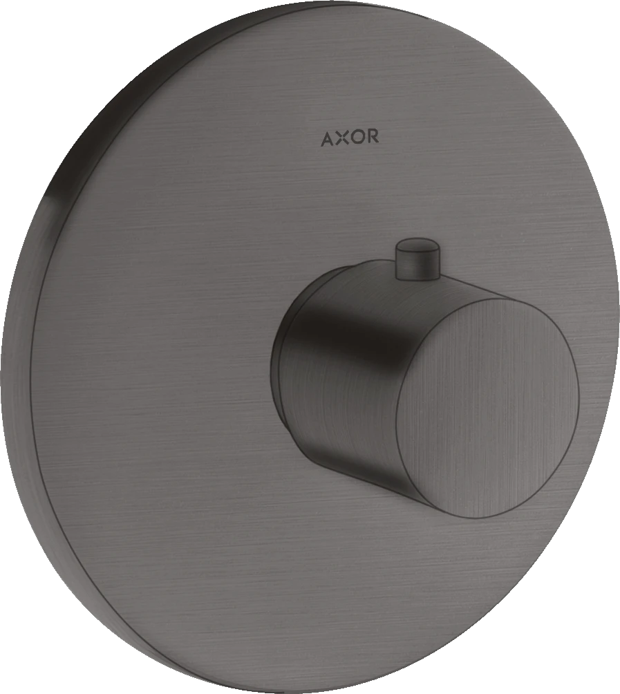 Axor Uno Thermostatic Mixer Highflow For Concealed Installation Brushed Black Chrome
