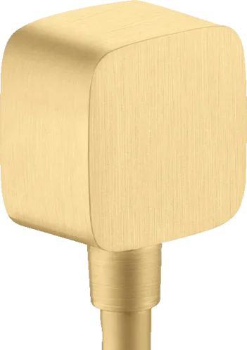 Axor Showersolutions Wall Outlet 120 X 70 X 45mm Gold - Brushed product image - Image 1