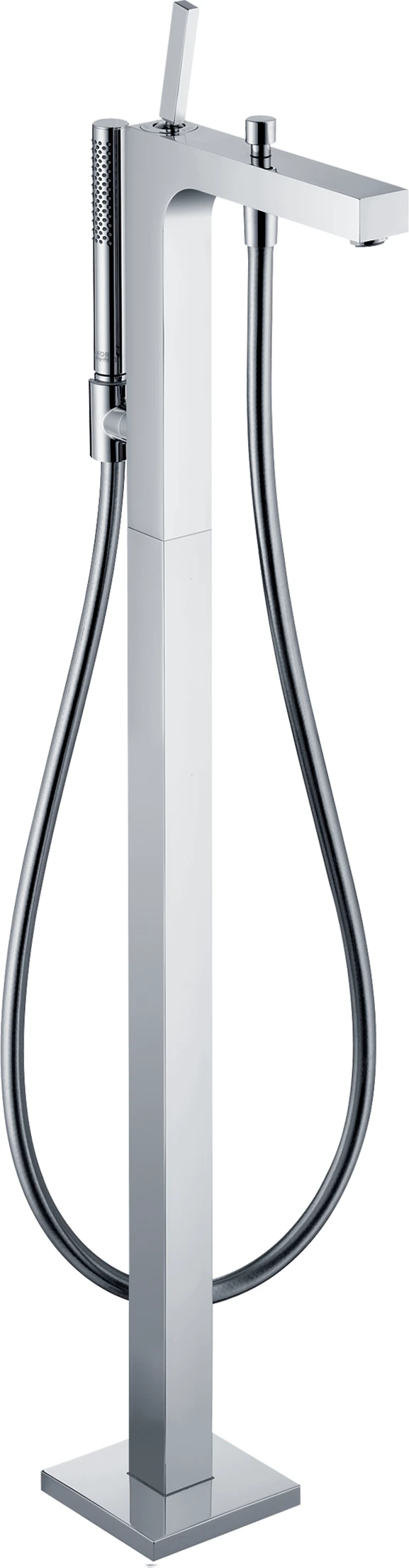 Axor Citterio Single Lever Bath Mixer Floor-standing With Pin Handle Chrome