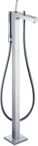 Axor Citterio Single Lever Bath Mixer Floor-standing With Pin Handle Chrome