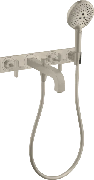 Axor Citterio Bath Mixers Concealed 504 X 263 X 128mm Nickel - Brushed