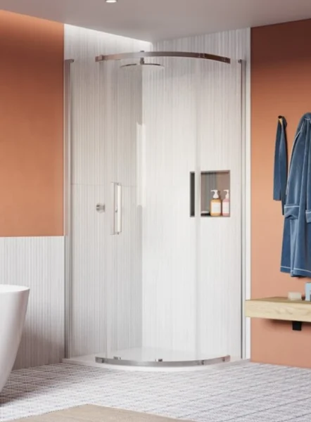 Crosswater Asura 8mm Quadrant Door 800 X 800 Polished Stainless