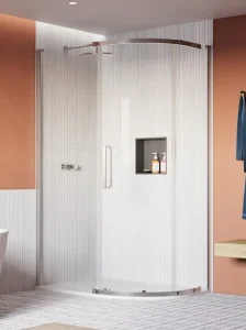 Crosswater Asura 8mm Quadrant Door 1200 X 800 Polished Stainless