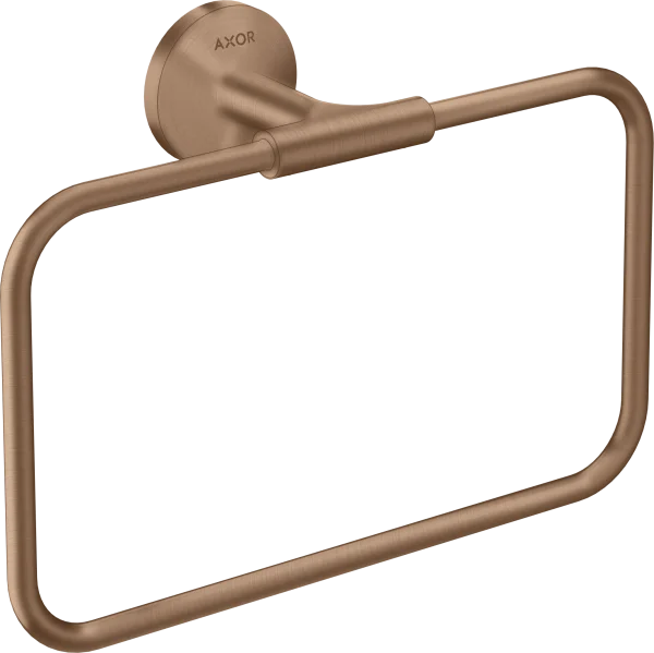 Axor Universal Circular Towel Ring 285 X 157 X 82mm Rose Gold/gold - Brushed
