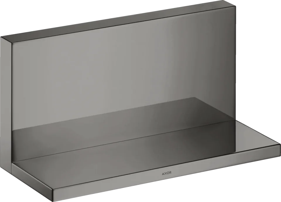 Axor Showersolutions Shelves 298 X 216 X 146mm Gunmetal/chrome - Polished product image - Image 1