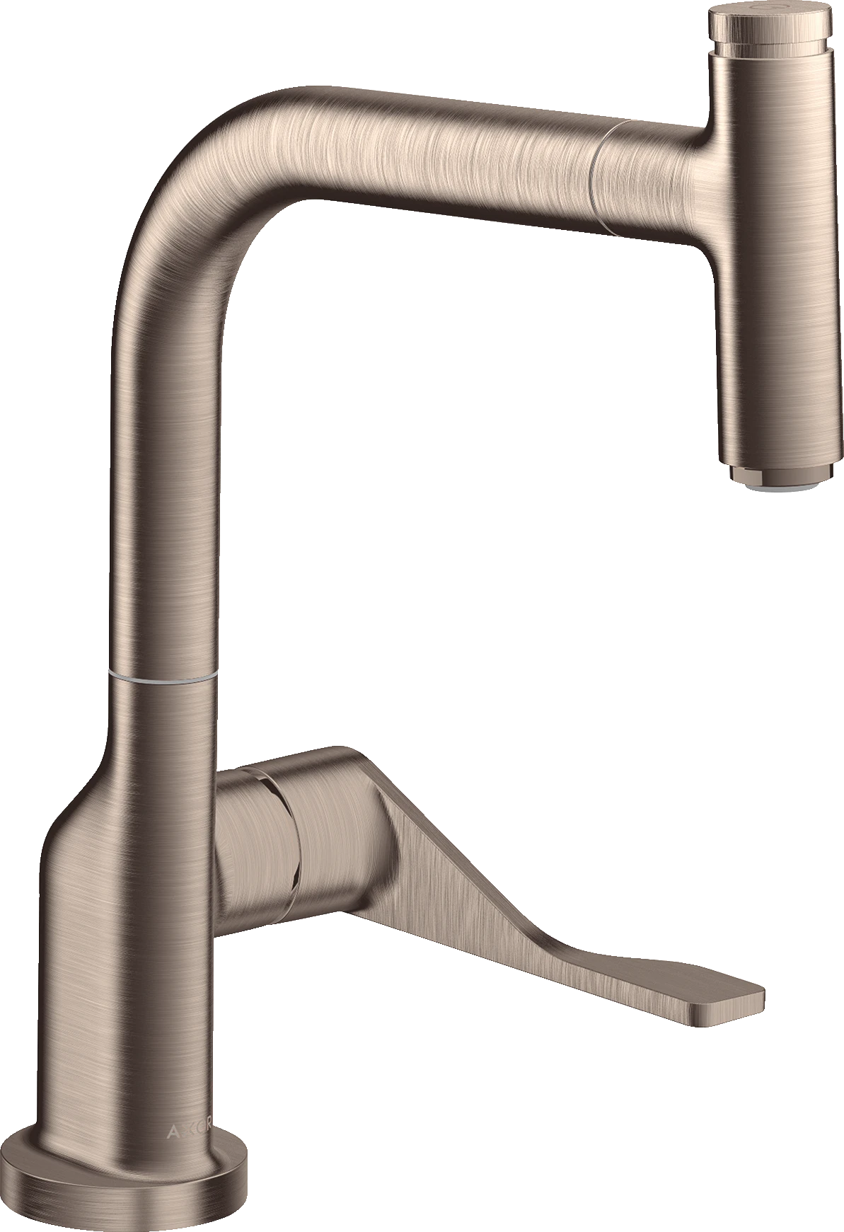 Axor Citterio Single Lever Kitchen Mixer Select 230 With Pull-out Spout Brushed Nickel