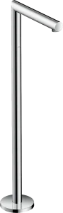 Axor Uno Bath Spout Straight Floor-standing Stainless Steel