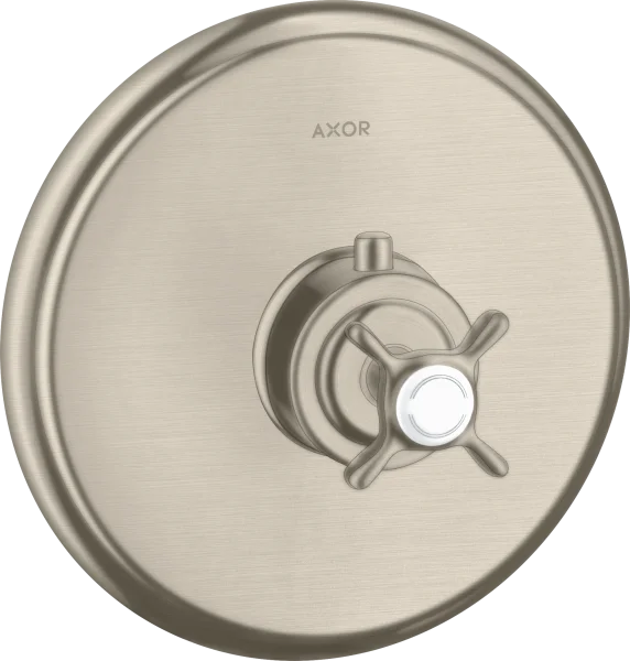 Axor Montreux Thermostatic Shower Mixer Concealed 217 X 187 X 135mm Nickel - Brushed