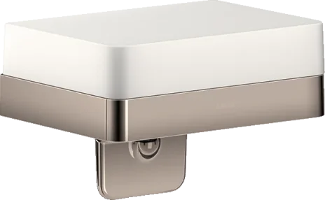 Axor Universal Softsquare Lotion Dispenser 225 X 190 X 130mm Nickel - Polished product image - Image 1