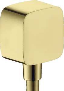 Axor Showersolutions Wall Outlet Softsquare Gold Polished