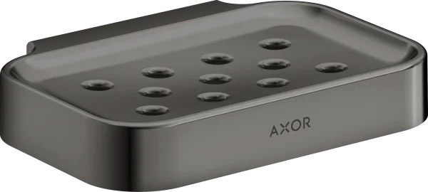 Axor Universal Circular Soap Dishes /-basket 130 X 110 X 87mm Gunmetal/chrome - Polished