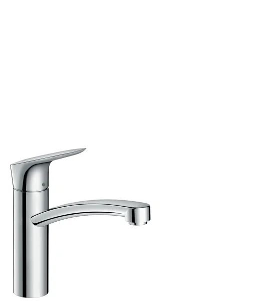 Hansgrohe Logis M31 Single Lever Kitchen Mixer 160, Coolstart, Ecoselection, Single Spray Mode Chrome