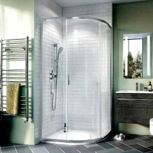 Crosswater Kai 6 Quadrant Single Door 900 Silver