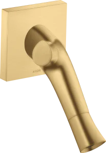Axor Starck Organic 2-handle Basin Mixer For Concealed Installation Wall-mounted With Spout 187 Mm Gold Brushed