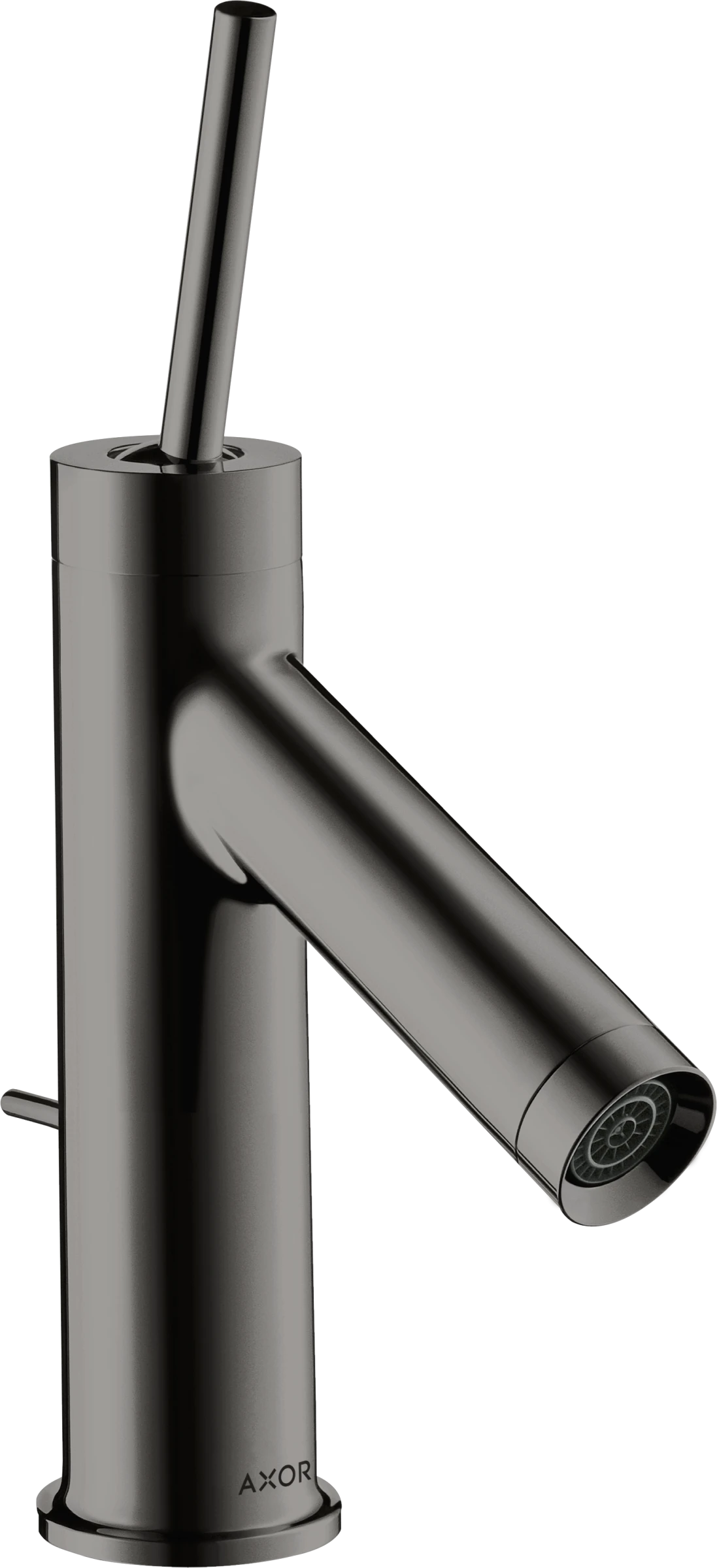 Axor Starck Single Lever Basin Mixer 70 With Pin Handle For Cloakroom Basins With Pop-up Waste Polished Black Chrome