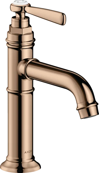 Axor Montreux Single Lever Basin Mixer 100 With Lever Handle Without Waste Polished Red Gold