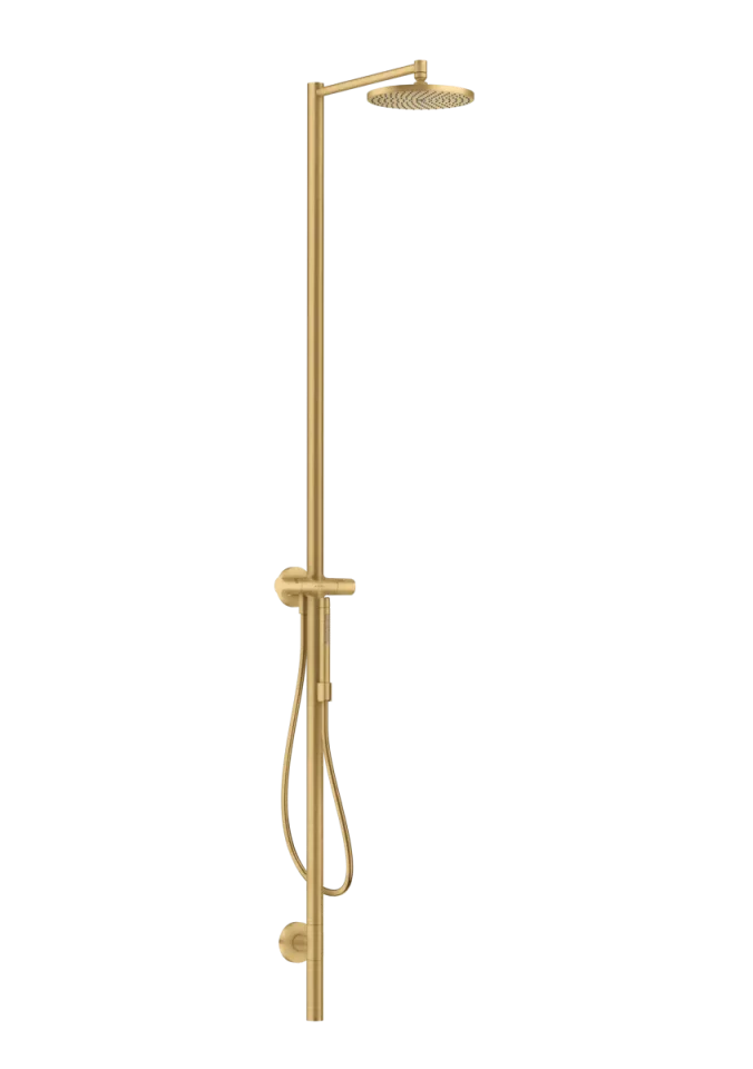 Axor Starck Shower Columns 1190 X 375 X 230mm Gold - Brushed product image - Image 1