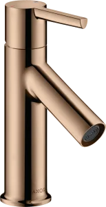 Axor Starck Single Lever Basin Mixer 80 With Pop-up Waste Polished Red Gold