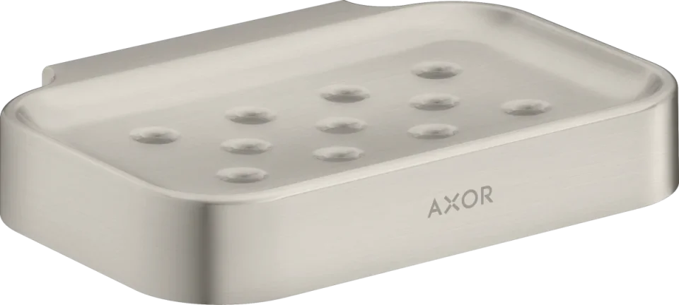 Axor Universal Circular Soap Dishes /-basket 130 X 110 X 87mm Stainless Steel product image - Image 1
