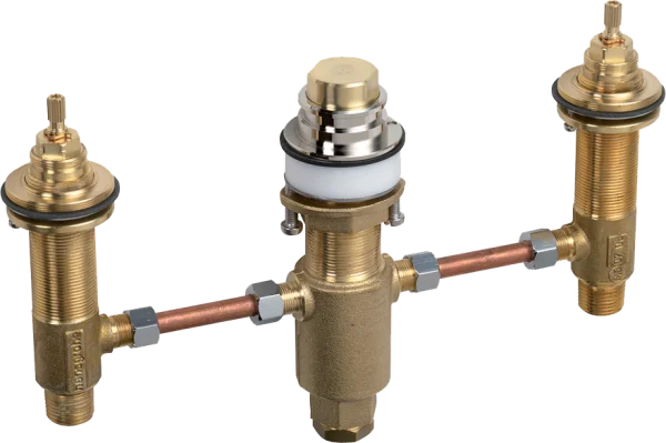 Axor Basic Set For 3-hole Rim-mounted Bath Mixer