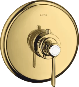 Axor Montreux Thermostatic Mixer Highflow For Concealed Installation With Lever Handle Gold Polished