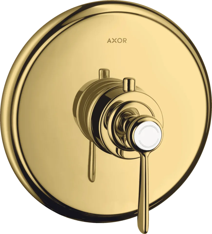 Axor Montreux Thermostatic Shower Mixer Concealed 220 X 185 X 130mm Gold - Polished product image - Image 1