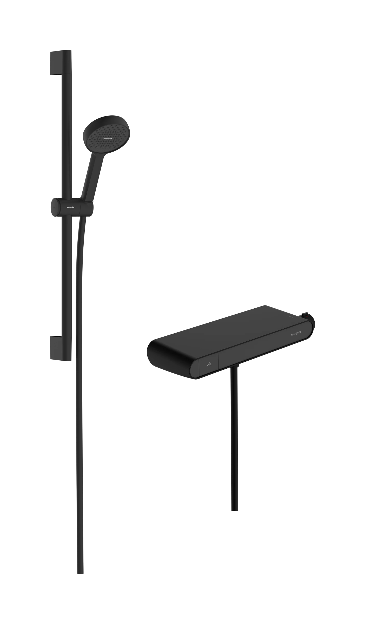 Hansgrohe Activera Select S Shower Combination 720 X 396 X 148mm Black - Matt