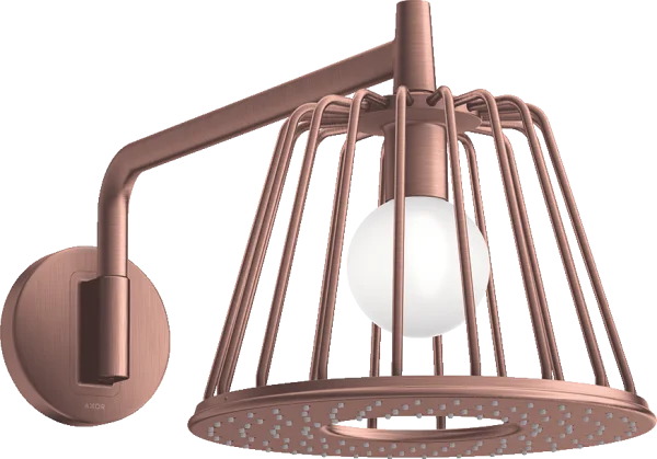 Axor Lampshower/nendo Lampshower 275 1jet With Shower Arm Brushed Red Gold