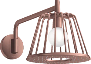 Axor Lampshower/nendo Lampshower 275 1jet With Shower Arm Brushed Red Gold