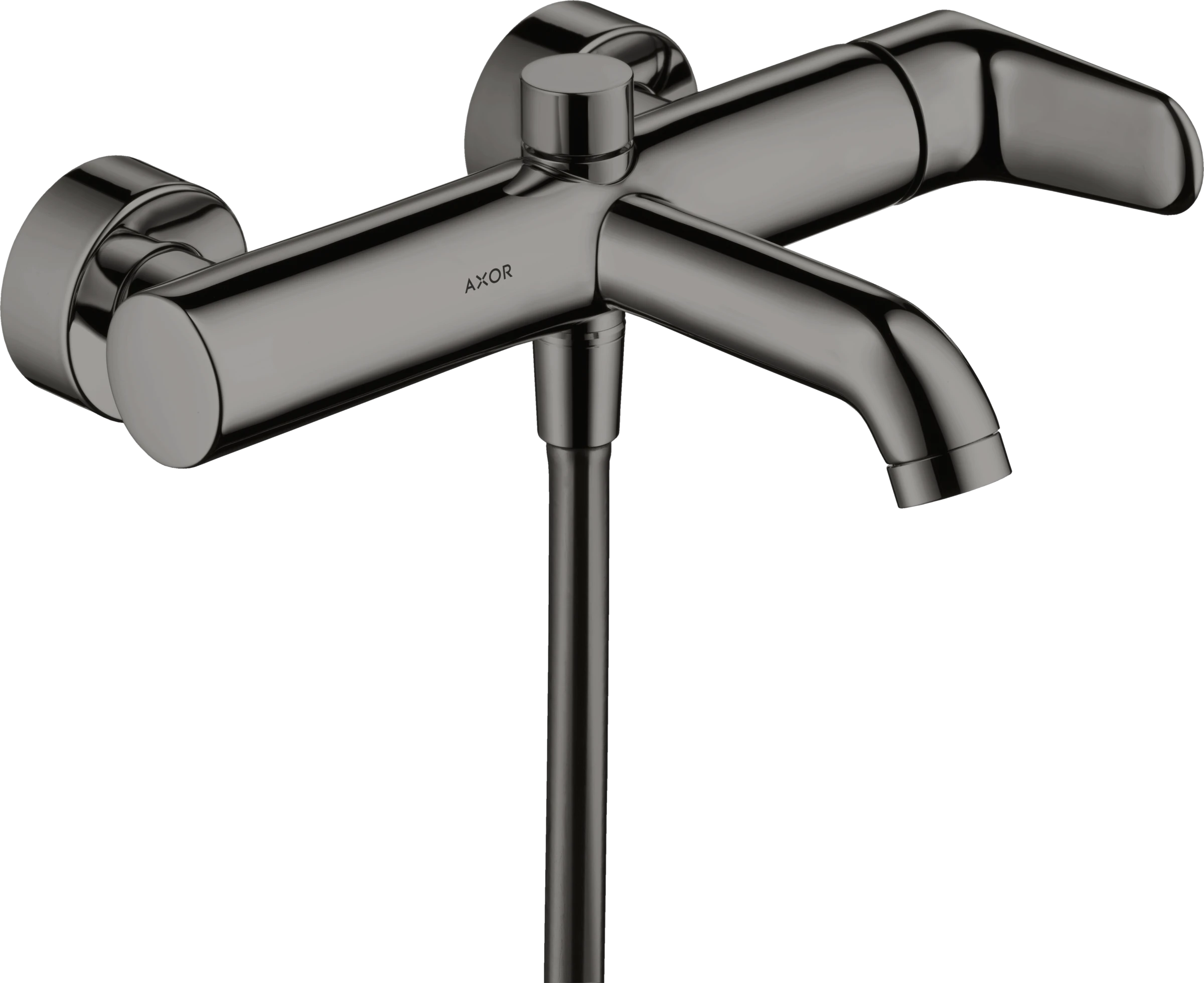 Axor Citterio M Single Lever Manual Bath Mixer For Exposed Installation Polished Black Chrome
