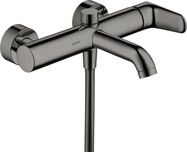 Axor Citterio M Single Lever Manual Bath Mixer For Exposed Installation Polished Black Chrome