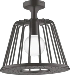 Axor Lampshower/nendo Lampshower 275 1jet With Ceiling Connector Brushed Black Chrome