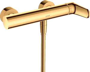 Axor Citterio M Single Lever Manual Shower Mixer For Exposed Installation Gold Polished