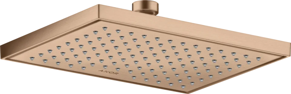Axor Showersolutions Overhead Showers 283 X 265 X 91mm Rose Gold/gold - Brushed product image - Image 1